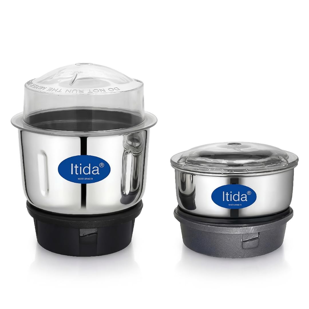 Itida Stainless Steel Mixer Jar Combo - Bajaj Grinder -1