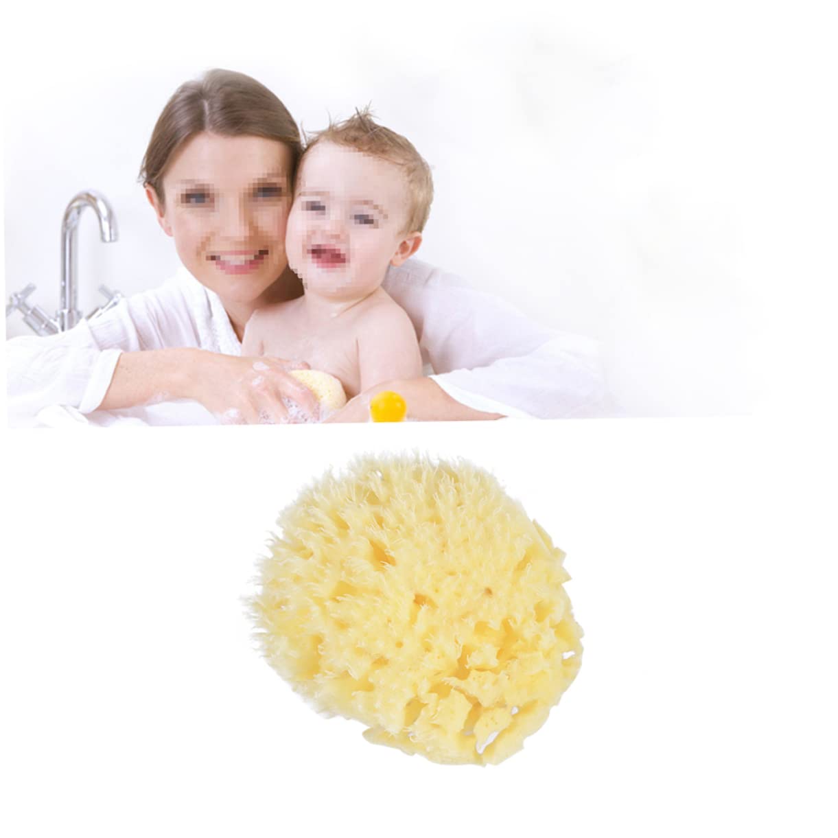 FRCOLOR 3piezas Esponja Natural De Para y Absorbente Para Bebés y Adultos Exfoliación y Limpieza Efectiva