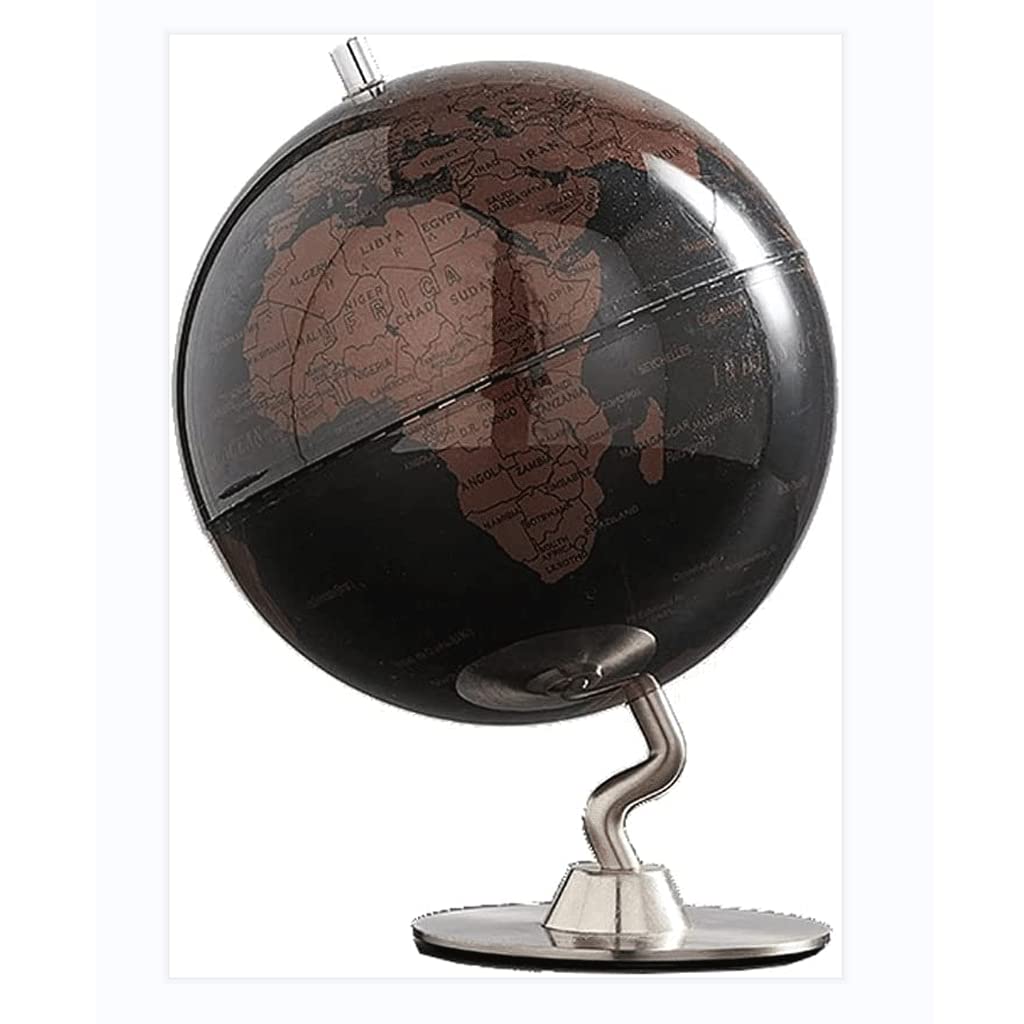 Globe, Desktop Geo Globe 360° Rotating Retro Gift 5.9 Inch Diameter Clear Text Marking(G)
