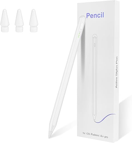 Stylus Pen for Ipad Pencil (2018-2025) - 2X Fast Charge Compatible with Apple Pe