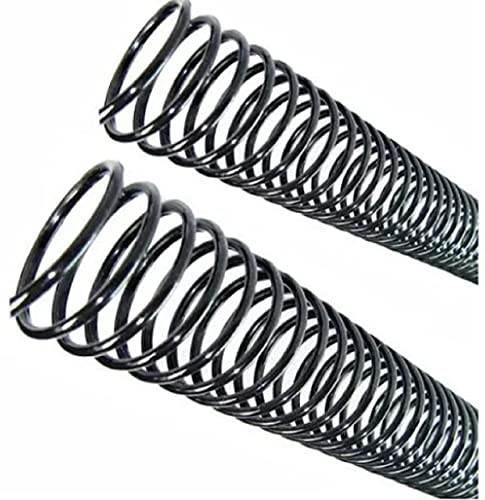 Espiral 17mm 100 Folhas Preto 50 Unidades