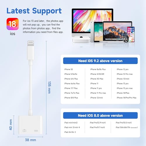 Adaptador Lightning a USB soluciona memoria llena en iPhone 7