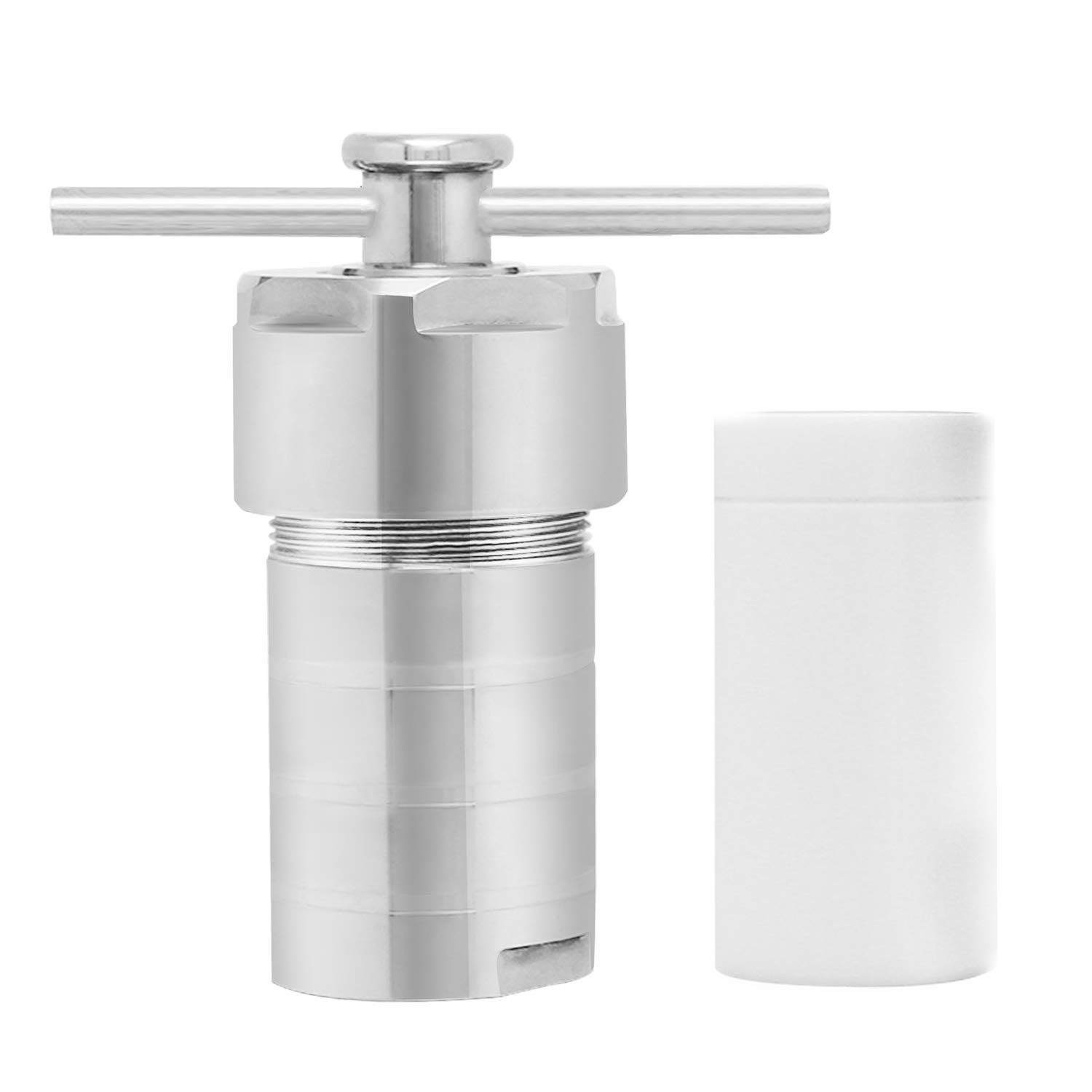 CGOLDENWALL 25-500ml Autoclave Hidrotermal Reactor de Síntesis Hidrotérmico丨304 Acero Inoxidable & PTFE Recipiente丨Digestión Rápida de Material Insoluble de Laboratorio - Personalizable (300ml)
