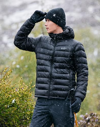 Pioneer Camp Mens Lightweight Puffer Jacket 800 power down fill XYR3010033