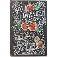 Fresh Fruit and Vegetables Sign Vintage Retro Rustic Patio Home Décor Gift Metal Print Present - UK