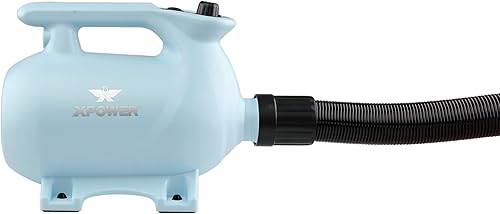Miniatura 2 de XPOWER B-123 Secador de mascotas de alta velocidad, azul cielo