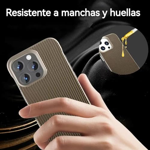 Coque carbone iPhone 15 Pro Max haut de gamme sans bordure ES - 6