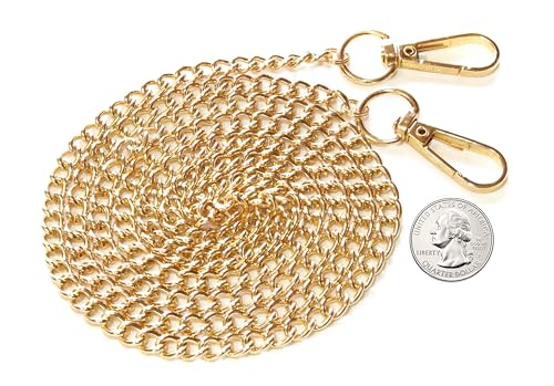 50 Inch Gold Handbag Chain - Warm Gold - Light Weight Crossbody Strap - Chain For Bride Clutch or Designer Evening Bag - Handmade2