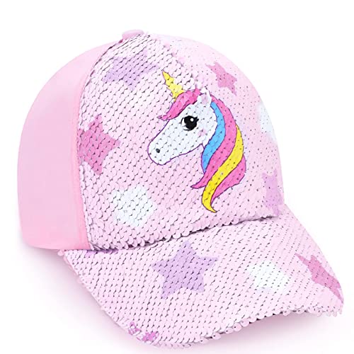Casquette de Baseball pour Filles Ajustable Chapeau de Soleil pour Enfants Casquette d'Été Snapback pour Filles pour Voyage Scolaire Sports de Plein Air Cover