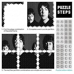 The Beatles Band Puzzle Adulte Et Enfants De Qualité Supérieure 300 Pièces Artisanat Cadeau Famille Puzzle Classique 3D Puzzle Jouet en Bois Cadeau Unique Décoration Intérieure - Les Beatles, Paul McCartney, John Lennon, RIngo Starr, George Harrison The Beatles Band Puzzle Adulte Et Enfants De Qualité Supérieure 300 Pièces Artisanat Cadeau Famille Puzzle Classique 3D Puzzle Jouet en Bois Cadeau Unique Décoration Intérieure – Image 4