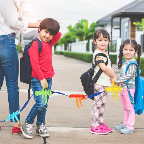 Image of Kajaia Little Bug Walking Rope for Kids Classroom Supplies Preschool Walking Rope with Handles Fits up to 20 Children for Toddlers Kids Daycare Preschool Walk Guides