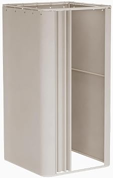 Changing rooms Clothing Store Fitting Room Shopping Mall Temporary Floor Dressing Room Detachable Portable Simple Dressing Room For Store Fitting roomBeige,100 * 100 * 200cm