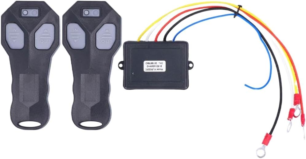 Wireless Winch Remote Control 2pcs 12V Compatible with ATV