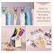 Mr. Pen- PVC-Coated Utility Clips, 2 Inch, 18 Pack, Colorful, PVC-Coated Steel Chip Bag Clips for Sealing Food, Paper Holder, Clothesline Clip for Laundry Hanging, Kitchen Bags, Clothes Pins