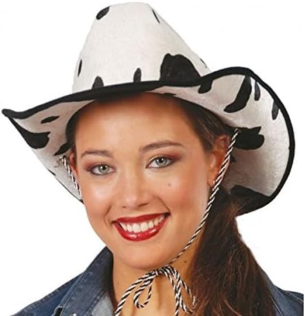 Guirca Cowboy Velvet Printed Cow Hat