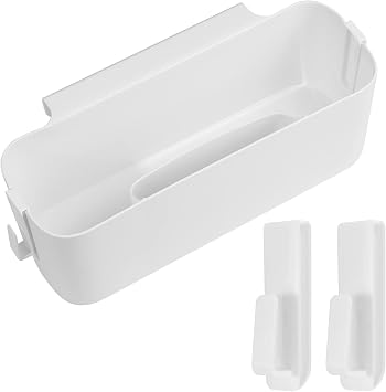 Bedside Storage Box Bedside Hanging Storage Hanging Bed Organizer with Hooks Crib Storage Trinket Storage Case Hanging for Book/Magazine/Dorm/Office/Home
