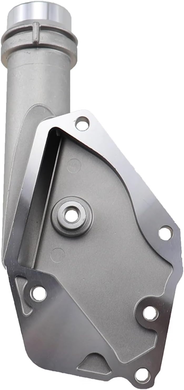 06E121168 Thermostat Housing Cover Engine Coolant Connector Water Flange Pump Outlet Compatible with A4 A5 A6 A7 Q5 3.2L 06E121161T