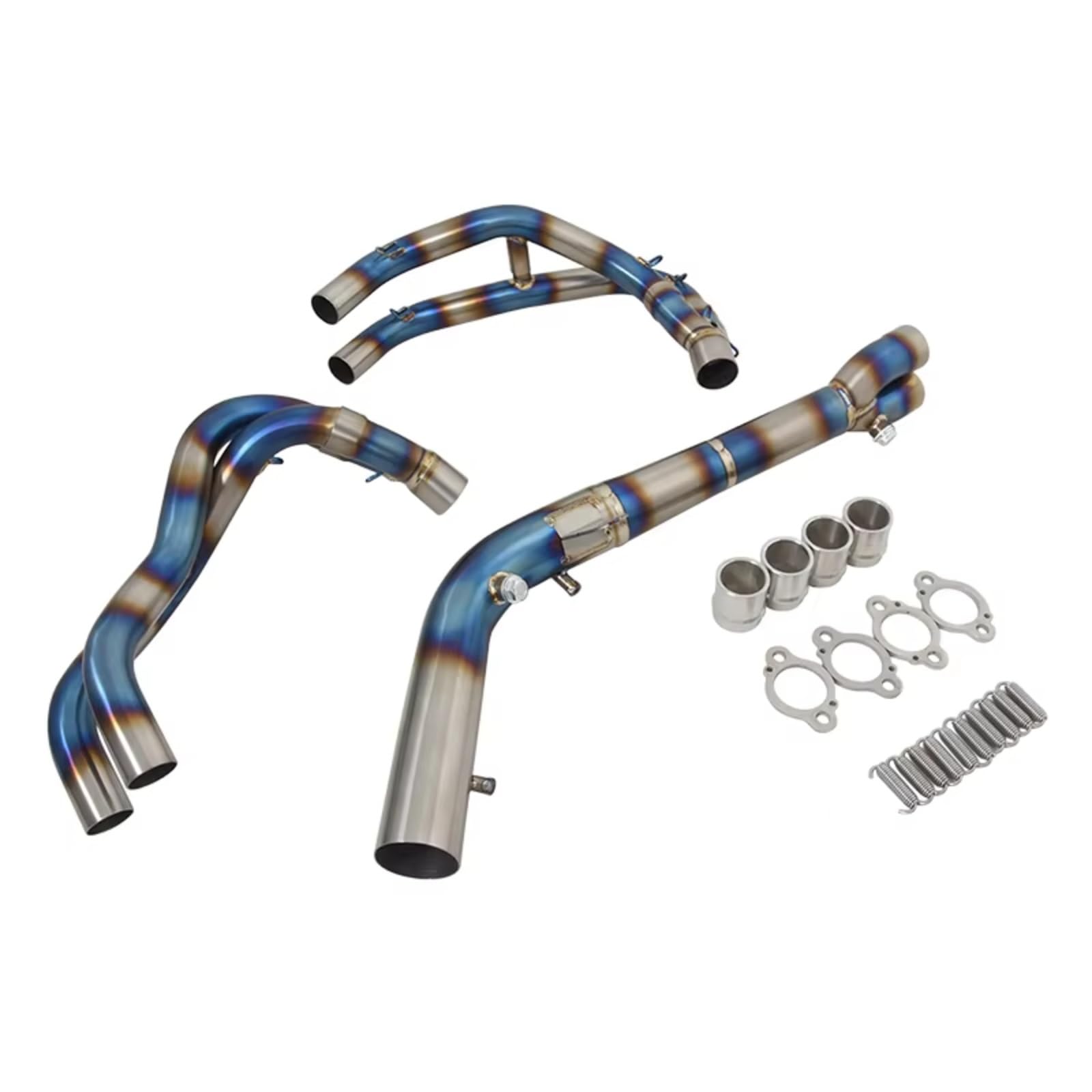 Motorrad Slip-On Auspuff Für Ninja Für ZX25R 2022 2023 2024 Motorradauspuff Für Escape Für Titanlegierung Für Connect Muffler Front Link Pipe