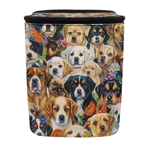 Image of DISNIMO Kawaii Puppy Dog Car Trash Can Easy-to-Install Car Accessory Interior, Leak-Proof Car Garbage Can Bin Organizer Storage Bag for the Back Seat of Any Cars, Sedans, SUVs & Trucks
