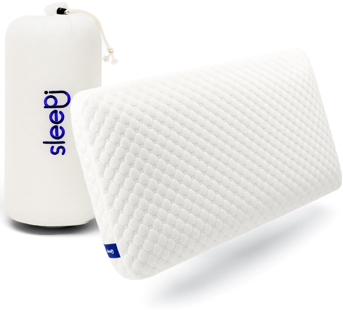 sleepi® Comfort | Orthopädisches Nackenstützkissen 70 x 40 x 13cm | Optimale Druckentlastung durch individuelle Nackenunterstützung | Orthopädisches Kopfkissen | Memory Foam Kissen
