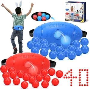 Party shaking swing balls game set for kids adultsbackyard family toy with 40 balls birthday st patricks games outdoors indoors bachelorette party games for boys and girls age 5 6 7 8 9  urban country home decor