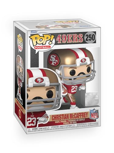 Funko Pop! Football: 49ers - Christian McCaffrey CMC Vinyl Figure Collectibles Bundled with Box Protector