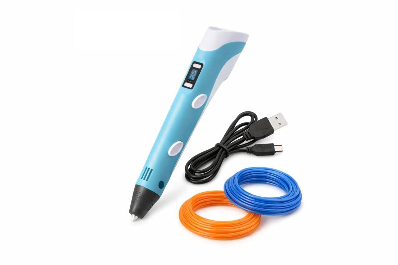 3D Pen for Kids & Adults | Professional 3D Printing Pen with PLA Filament Adjustable Speed & Temperature LCD Display | 3D Drawing Pen for DIY and Crafting for Boys and Girls-image-34