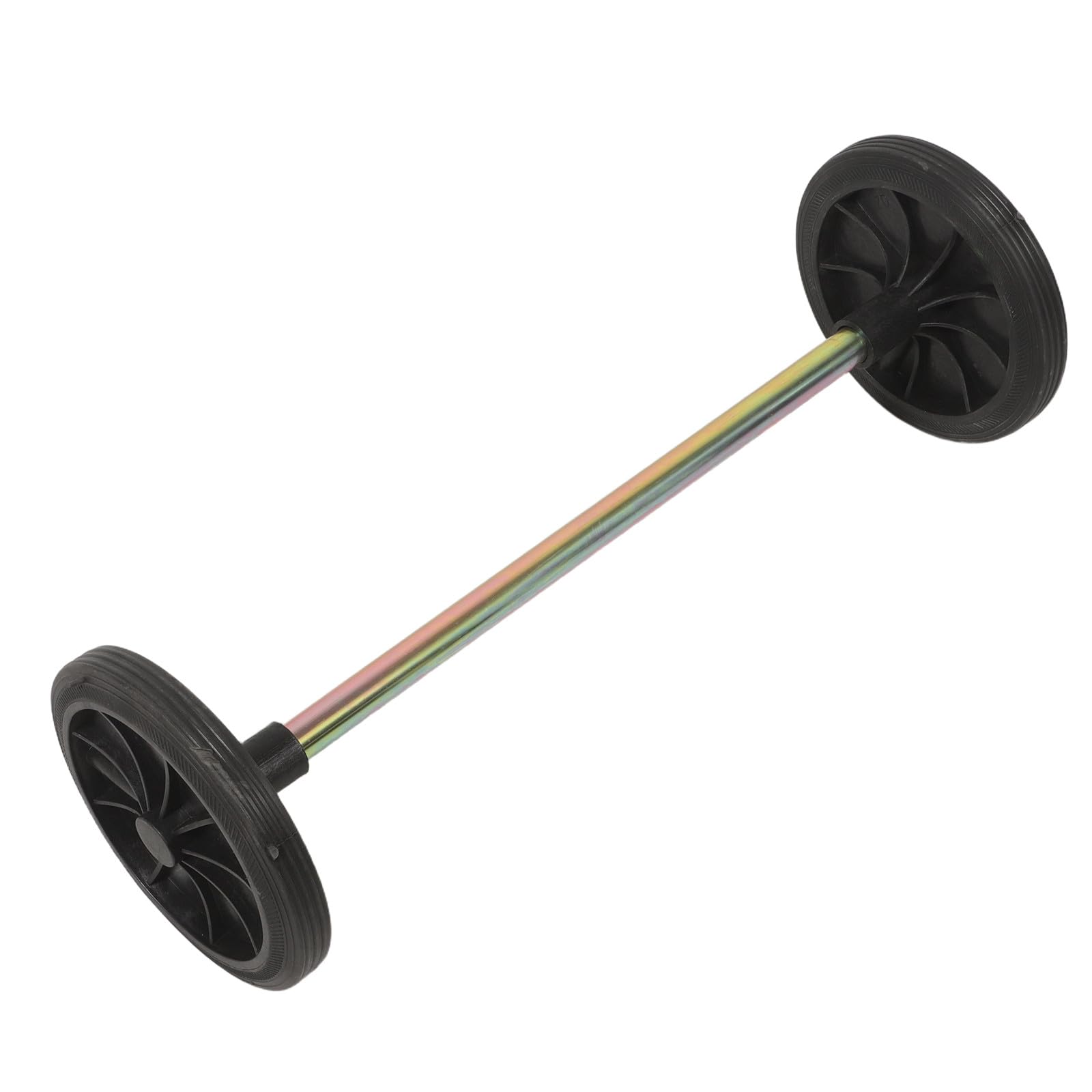 OUNONA 1 jeu de roues de rechange pour poubelle - Roues robustes en caoutchouc de 18 cm (7 po) avec creux de 56 cm (22 po) pour poubelles de 240 L (63,4 gallons). Installation facile et fonctionnement