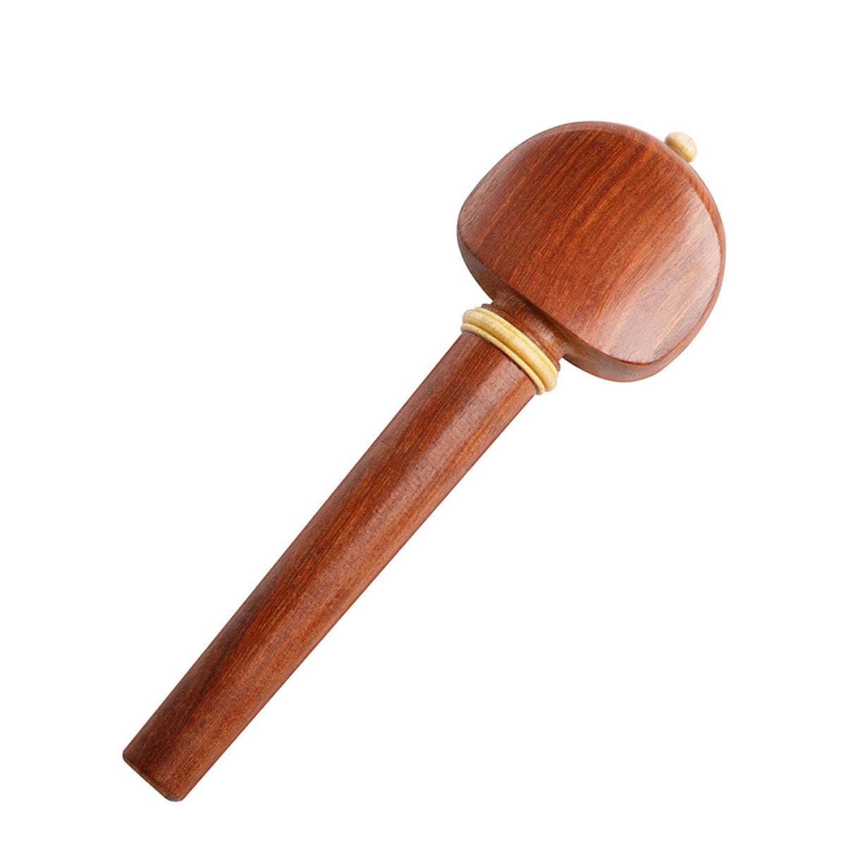 ELAYARD 4 pezzi piroli di accordatura in legno naturale per violoncello con manopola antiscivolo, accessori di ricambio resistenti e finemente lavorati per musicisti e studenti di violoncello