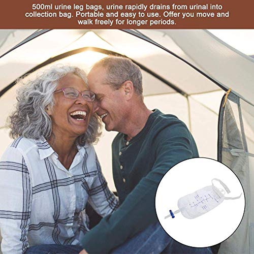 Urine Bag Pants, Catheter Urine Bag Storage, Mens Wearable Urinal Leg Bag Urinal System with Urine Collector Pee Holder Portable Leak Proof Leg Pee Catheter Holder Prevent Embarrassing for Elder