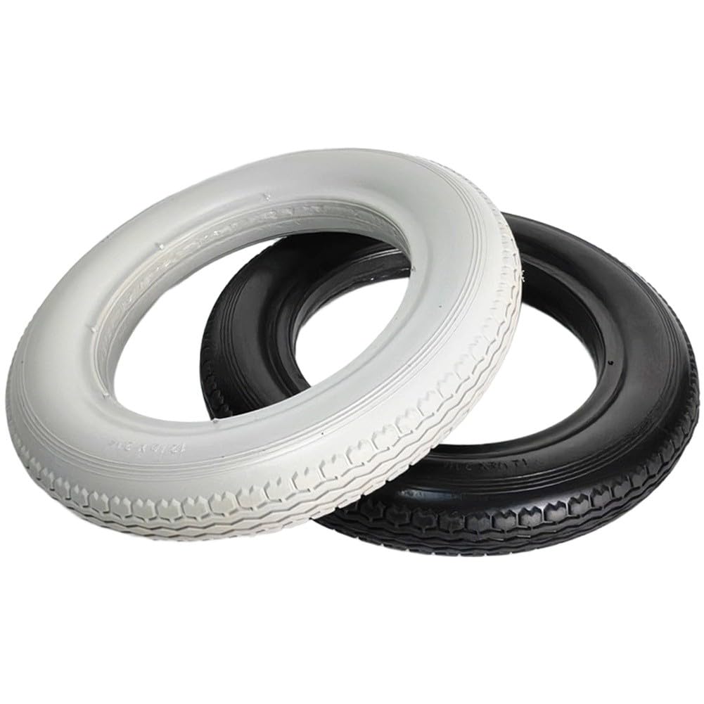 Pneu électrique anti-crevaison solide 125 x 225 pour vélo enfant et roue 12 x 2 14 fauteuil roulant