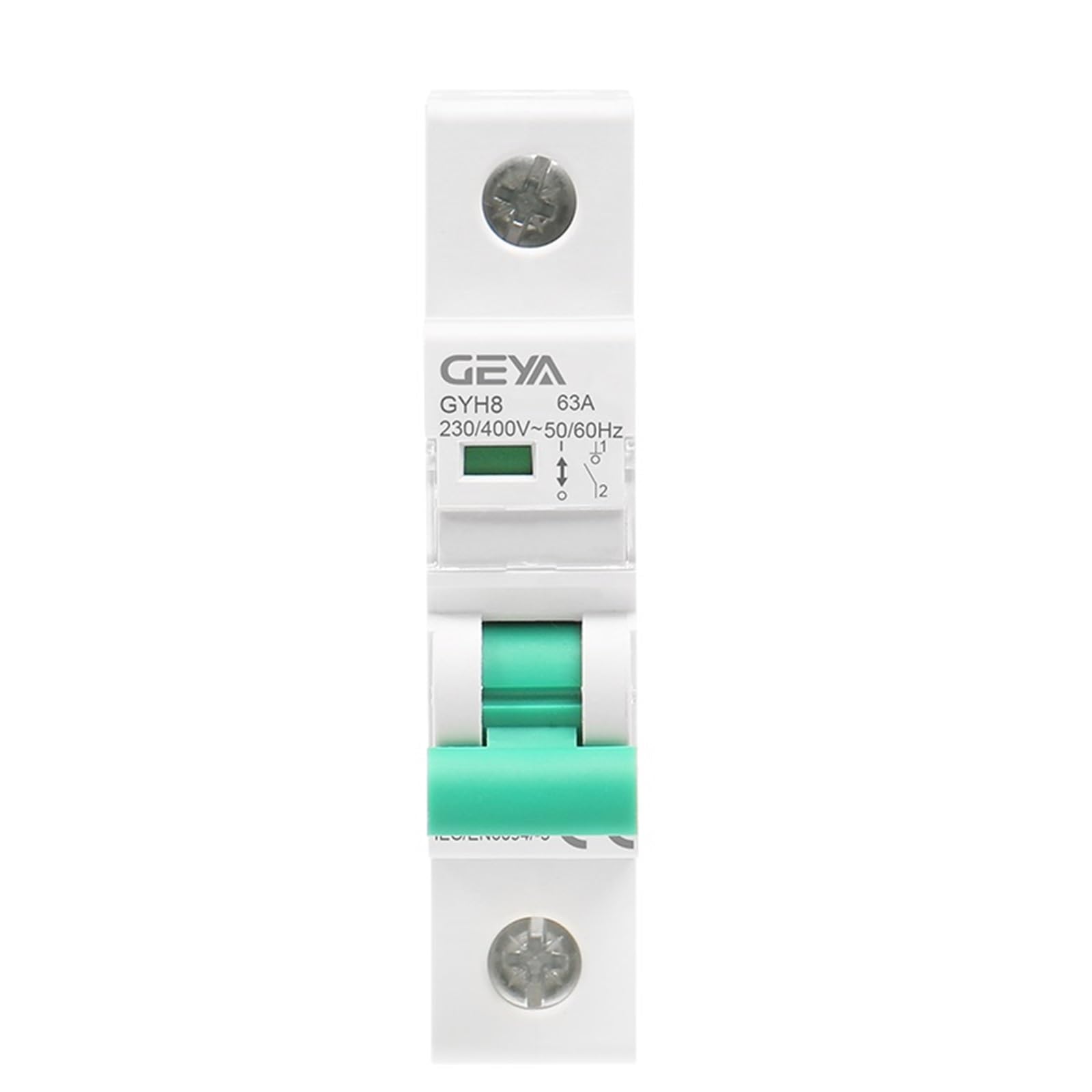 GJEXXPTST GYH8 Din Rail Isolator Switch Disconnector 230V/400V Main 63A 100A 125A Isolating(100a)