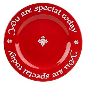 Grehge sbach 4251271903 You Are Special Today Plates, Giftboxed, Set of 3, Red…