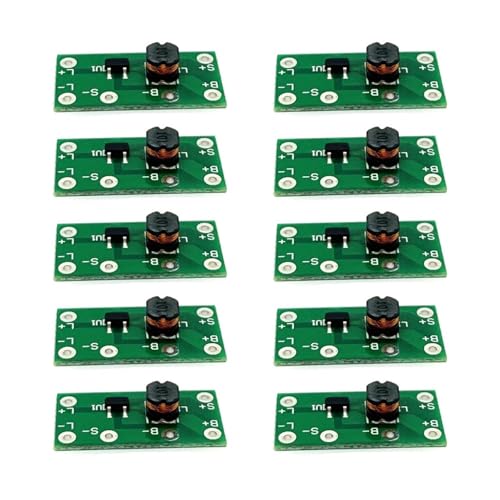 JZK 10 Stück Solarlampen Steuerplatine, Ersatz für Solarlichtmodul, Mini-Solarladeregler, Regler Solarlampen Schaltmodul für Straßenbolzenleuchte