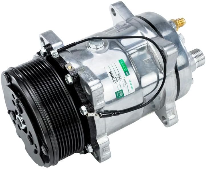 A/C Compressor Sanden SD508 & H14-12V - 8 Groove Serpentine - 9537