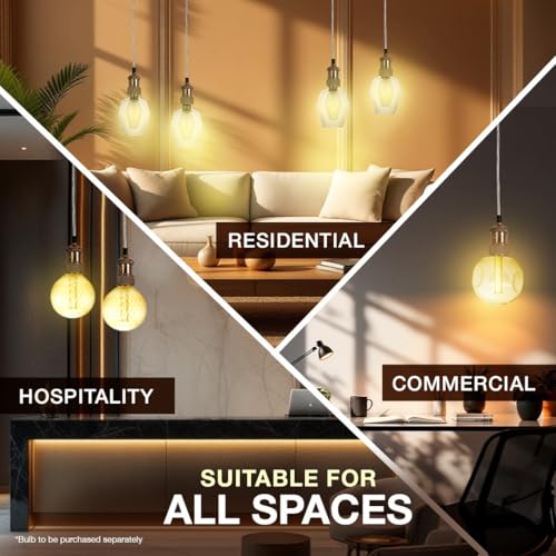 Image of Havells Metal Squid Canopy Pendant 1LS E27 BRS, Brass