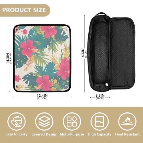 Organizador para herramientas de cabello 2 en 1 con tapete resistente al calor miniatura 4