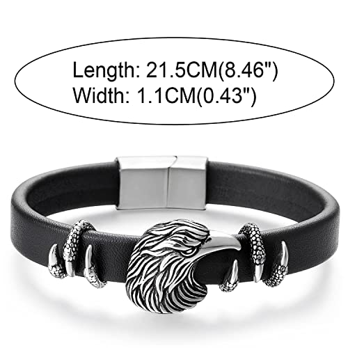 Pulsera de Águila de Acero Inoxidable para Hombre miniatura 6