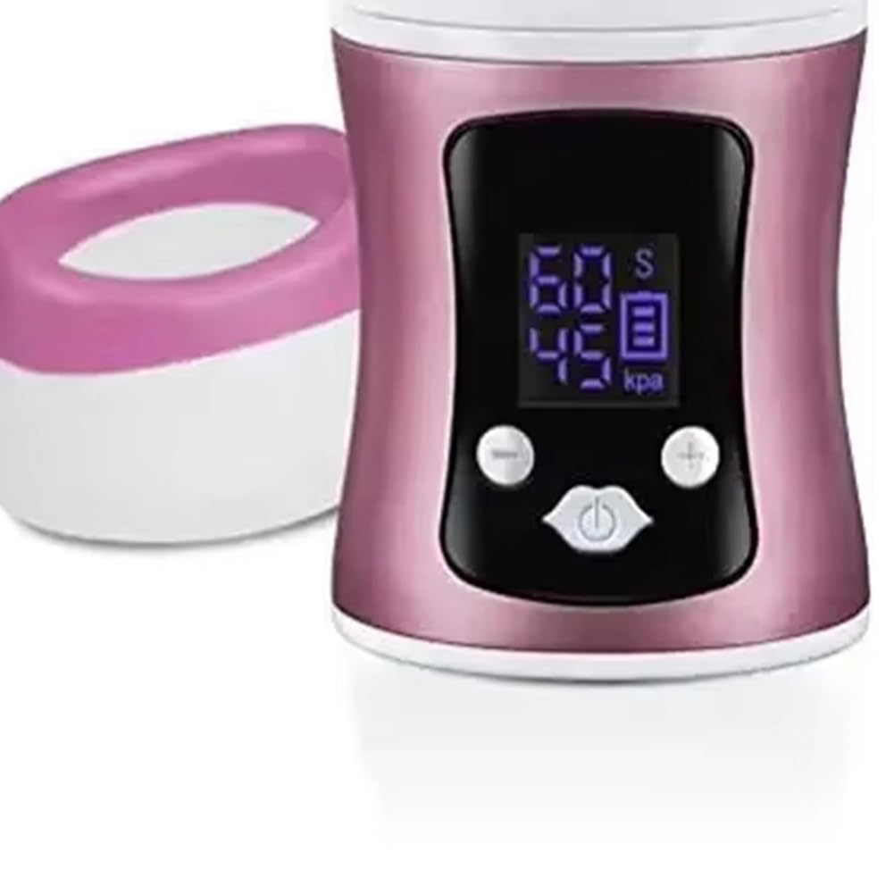 Masseur à Lèvres Portable en Silicone Électrique Pullat à Lèvres avec Amplificateur LED Light Therapy, Instrument pour Réduire les Lignes de Lèvres