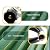 Rixordd 5 Feet Low Pressure Propane Regulator and Hose – QCC1 Tank Adapter for Gas Grill, Heater & Fire Pit Table – Universal LP Gas Hose with 3/8" Female Flare Fitting, Durable Replacement Accessory