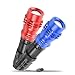 Xtreme Bright Mini Pocket Torch - LED Keychain Flashlight (Includes 2 - Red & Blue)