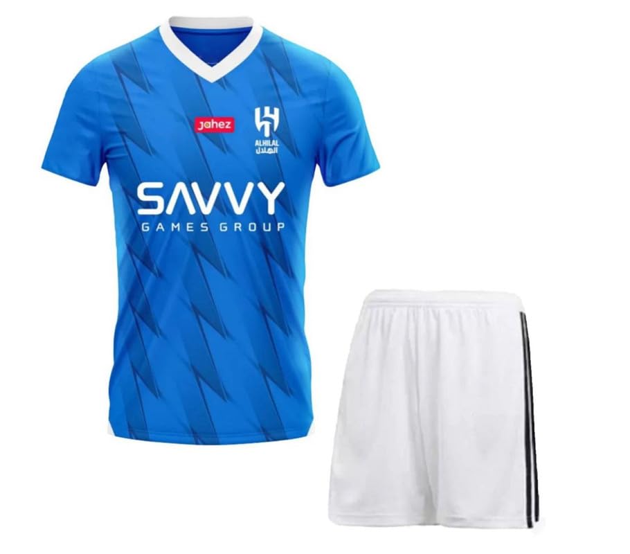 GenericNeimaar 10 Football Club Team Home Kit Jersey Tshirt with Shorts 2023-2024 (Kid's,Boy's&Men)
