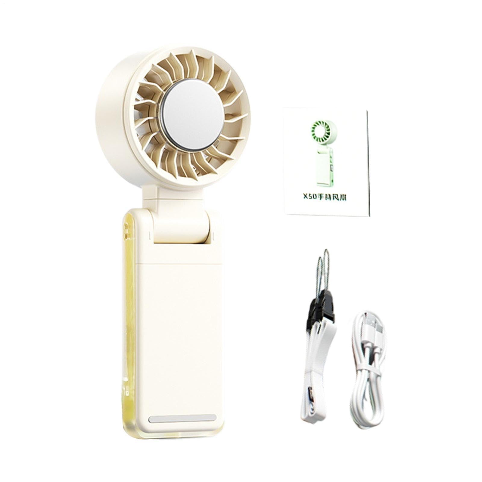 Mini ventilateur puissant de poche pour camping, plage et festival