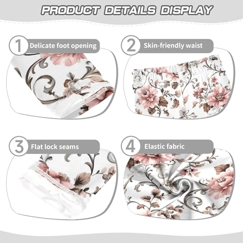 Girls' Leggings Flowers Floral Kids Yoga Tights Pants 1 Pack 208604683