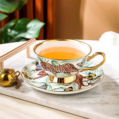 BJH Taza de café Taza de café de Porcelana China Taza de cerámica Taza de Gran Capacidad para recién Casados Regalos… - Imagen 6