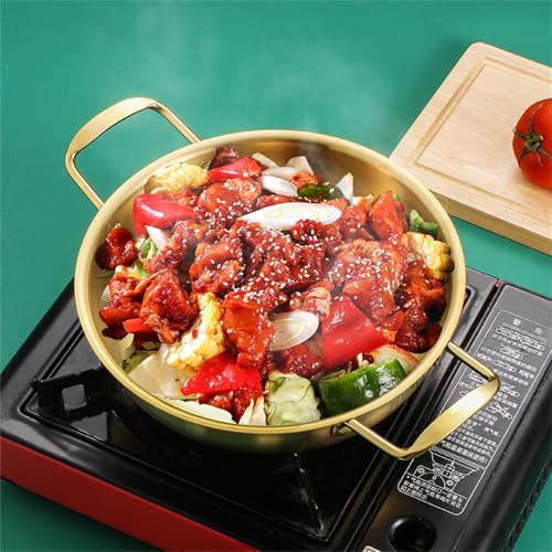 Wok de acero inoxidable con recubrimiento antiadherente miniatura 6