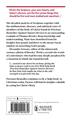 Precious Remedies Against Satan's Devices (Puritan Paperbacks) - Image 2