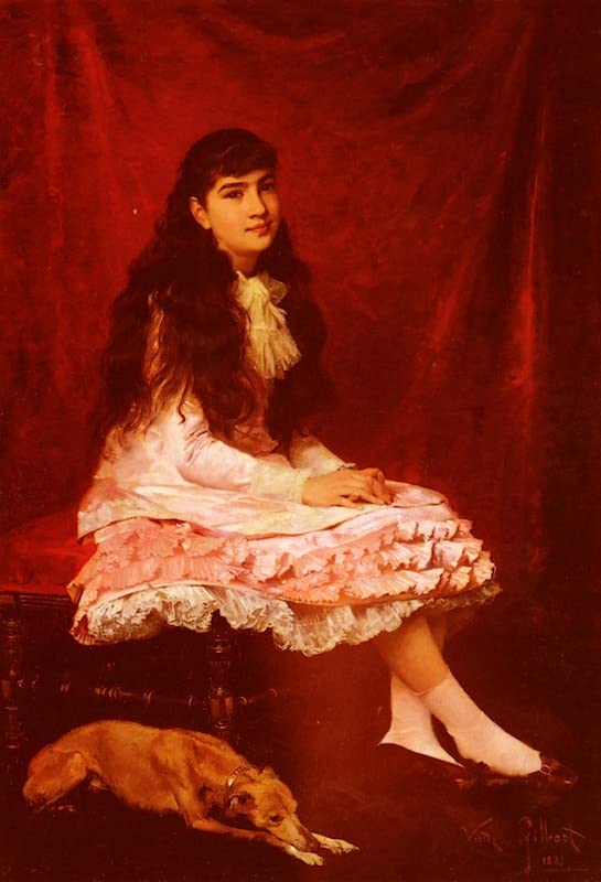 Tableau toile portrait de jeune fille pour sublimer le design de votre salon