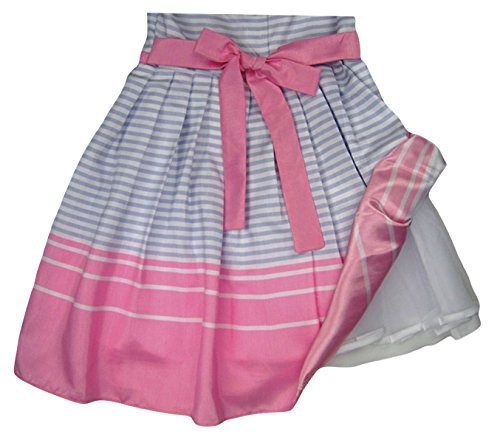 Jona Michelle Girls Special Occasion Fancy Dress (White-Grey / 10) #TOP4