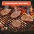 QuliMetal 7637 7635 67060 Grill Replacements for Weber Spirit E210,E220,S210,S215,Spirit 200 & GS4 Spirit II E210,Spirit II E220 with Front Control, Flavorizer Bars+Grates+Heat Deflector